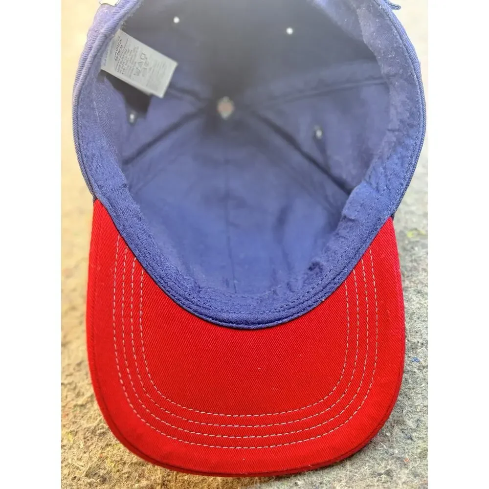 Old Navy Disney Mickey Mouse Dad Hat Adjustable Blue Red Cap 1388